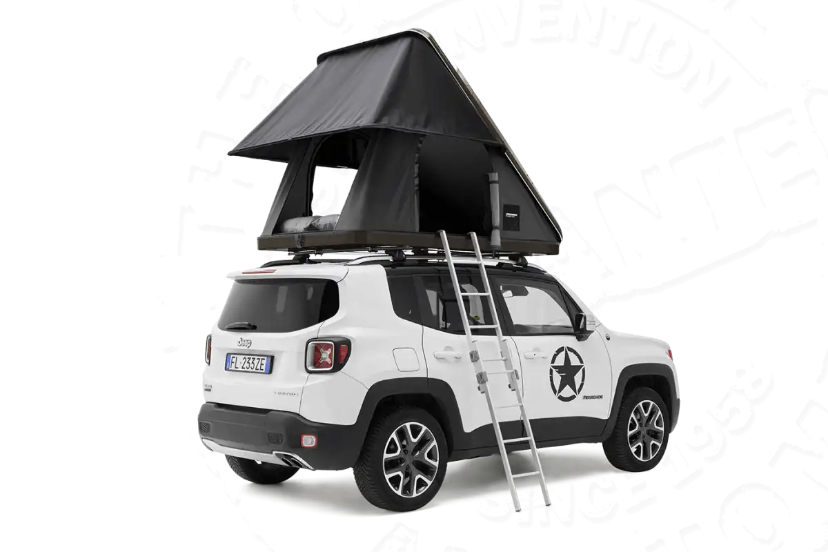 top roof tents Tuff Stuff Overland TS-1-3102OLV Trailhead Pro Roof Top Tent, 2 Person Folding Tent